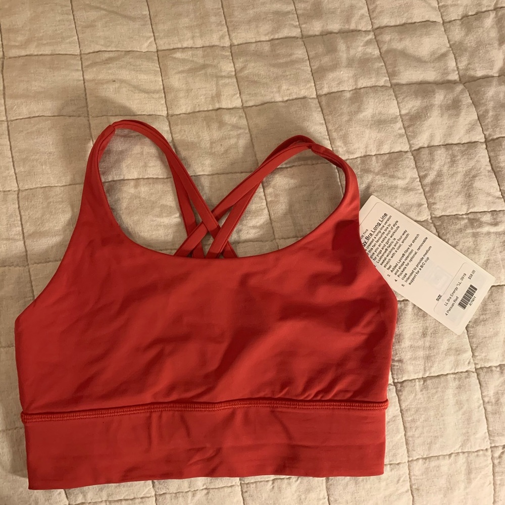 Lululemon - Energy Bra Long Line, size 4!
